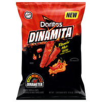 Doritos Tortilla Chips, Rolled, Flamin' Hot Queso Flavored - 10.75 Ounce 