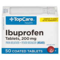 TopCare Ibuprofen, 200 mg, Coated Tablets