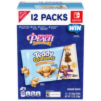 TEDDY GRAHAMS Honey Graham Snacks, 12 Snack Packs