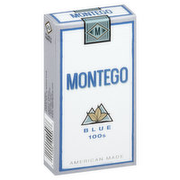 Montego Cigarettes, Class A, Blue 100s - 20 Each 