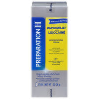 Preparation H Hemorrhoidal Cream, Rapid Relief with Lidocaine - 1 Each 