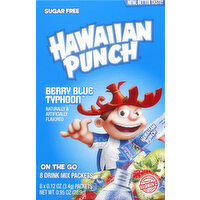 Hawaiian Punch Drink Mix Packets, Sugar Free, Berry Blue Typhoon, On The Go - 8 Each 