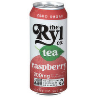 The Ryl Co. Tea, Zero Sugar, Raspberry - 16 Fluid ounce