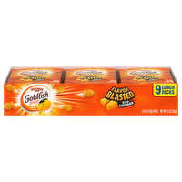 Goldfish Baked Snack Crackers, Xtra Cheddar - 9 Each 