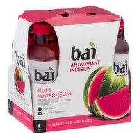 Bai Antioxidant Beverage, Kula Watermelon,6 Pack - 6 Each