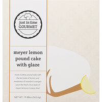 Just in Time Gourmet Pound Cake, with Glaze, Meyer Lemon - 19.88 Ounce 