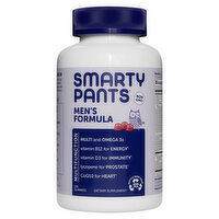 SmartyPants Men's Formula, Gummies, Lemon Creme, Blueberry, and Blackberry - 120 Each 