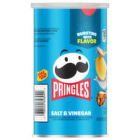 Pringles Potato Crisps, Salt & Vinegar, Grab N' Go