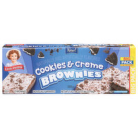Little Debbie Brownies, Cookies & Creme, Big Pack - 12 Each 