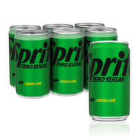 Sprite Sprite Sugar Lemon Lime Diet Soda Pop Soft Drinks, 7.5 Fl oz, 6 Ct