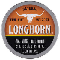 LongHorn Snuff, Moist, Natural - 1.2 Ounce 