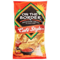 On the Border Café Style Tortilla Chips, 11 oz - Kroger