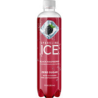 Sparkling Ice Sparkling Water, Zero Sugar, Black Raspberry - 17 Fluid ounce 