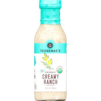 Tessemae's Dressing, Organic, Creamy Ranch - 10 Ounce 