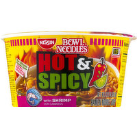Nissin Ramen Noodle Soup, Shrimp Flavor, Hot & Spicy - 3.27 Ounce 