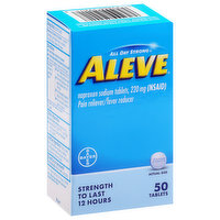 Aleve Pain Reliever/Fever Reducer, 220 mg, Tablets - 50 Each 