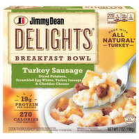 Jimmy Dean Jimmy Dean Delights Breakfast Bowl, Turkey Sausage, Frozen, 7 oz Bowl - 7 Ounce 