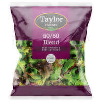 Taylor Farms Baby Spinach & Baby Lettuce, 50/50 Blend - 5 Ounce 
