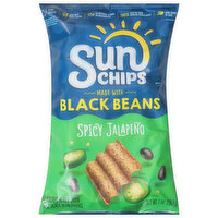 SunChips Whole Grain and Black Bean Snacks, Spicy Jalapeno