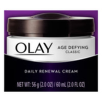 Olay Daily Renewal Cream, Age Defying, Classic - 56 Gram