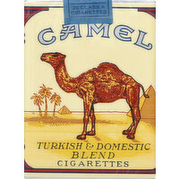 Camel Cigarettes, Blue, Turkish & Domestic Blend - 20 Each 