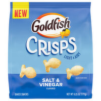 Goldfish Baked Snacks, Salt & Vinegar Flavored - 6.25 Ounce 