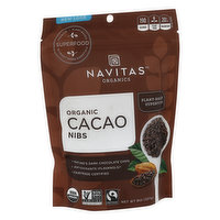 Navitas Cacao Nibs, Organic - 8 Ounce 