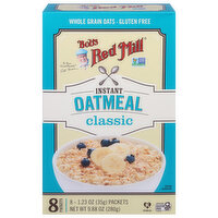 Bob's Red Mill Oatmeal, Instant, Classic, 8 Packets