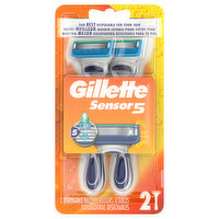 Gillette Razors, Disposable - 2 Each