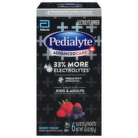 Pedialyte Electrolyte Powder, Berry Frost - 6 Each 