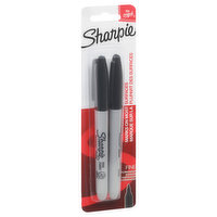 Sharpie Marker, Fine, Permanent - 2 Each