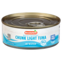 Brookshire's Tuna, Light, in Water, Chunk, Wild Caught - 5 Ounce 
