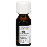 Aura Cacia Pure Essential Oil, Sage, Invigorating - 0.5 Fluid ounce 