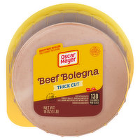 Oscar Mayer Beef Bologna, Thick Cut - 16 Ounce 