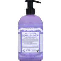 Dr. Bronner's Pump Soap, Organic, 4-In-1 Sugar Lavender - 24 Ounce 