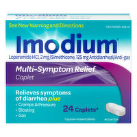 Imodium Multi-Symptom Relief, Caplets - 24 Each 