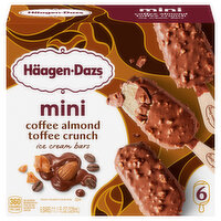 Haagen-Dazs Häagen-Dazs Mini Coffee Almond Toffee Crunch Ice Cream Snack Bars, 6 Count