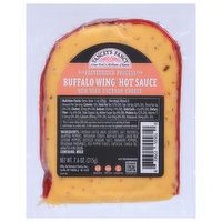 Yancey's Fancy Cheese, Bufflalo Wing Hot Sauce, New York Cheddar - 7.6 Ounce 