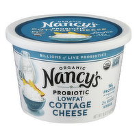 Nancys Cottage Cheese, 2% Milkfat Min, Lowfat, Organic - 16 Ounce