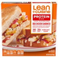 Lean Cuisine Sandwich, BBQ Chicken - 6 Ounce 