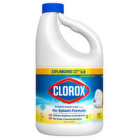 Clorox Bleach, Scented Splash-Less, Crisp Lemon