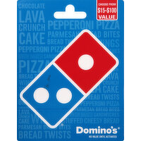 Dominos Gift Card, $15-$100