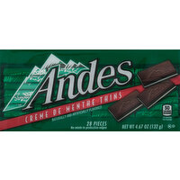 Andes Creme de Menthe Thins - 28 Each 