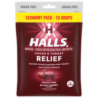 Halls Cough Suppressant/Oral Anesthetic, Menthol, Strawberry