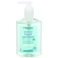 TopCare Hand Sanitizer, with Aloe, Advanced - 8 Fluid ounce 