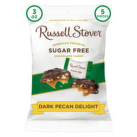 Russell Stover Sugar Free Pecan Delight Dark Chocolate Candy, 3 oz. bag (≈ 5 pieces) - 3 Ounce 