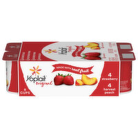 Yoplait Yogurt, Low Fat, Strawberry/Harvest Peach - 8 Each 