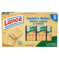 Lance Sandwich Crackers, Cream Cheese & Chives, 10 Packs