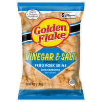 Golden Flake Chicharrones, Vinegar & Salt - 4 Ounce 