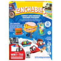 Lunchables Cracker Stackers, Turkey and Cheddar, Fun Pack